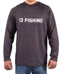 13 Fishing SUS Performance Long Sleeve Hooded Shirt - XX-Large
