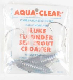 Aqua Clear Fluke/Flounder/Trout/Croaker High Low Rig