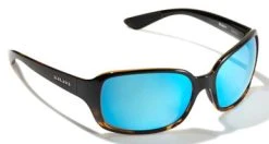 Bajio Balam Sunglasses - Black Tortoise Frame/Blue Plastic Lens