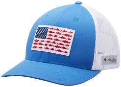 Columbia PFG Mesh Snap Back Fish Flag Ball Cap -Fishing Equipment Discount Store columbia 183700 pfg mesh snap back fish flag ball cap 13470.1651234923
