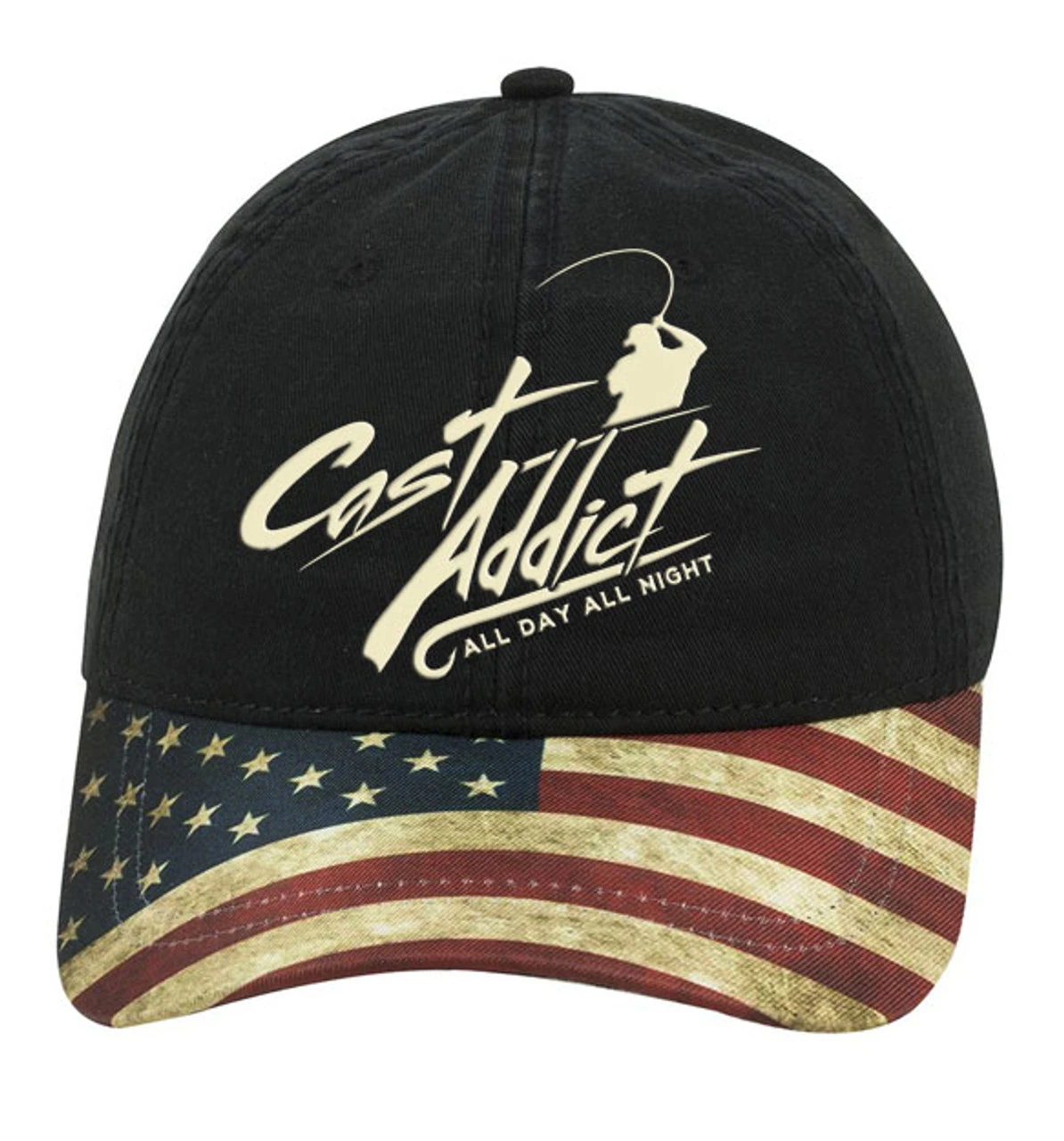 David Dunleavy Cast Addict American Flag Hat 3 David Dunleavy Cast Addict American Flag Hat