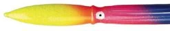Fathom Offshore ST30 Bulb Squid 8in - Rainbow With Holo Fleck