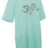 G.LOOMIS G Loomis Short Sleeve Cotton T-Shirt - Celadon - M -Fishing Equipment Discount Store g loomis short sleeve cotton t shirt celadon m 97128.1651243614