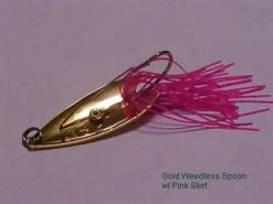 Gator Lures Gold Weedless Spoons -Fishing Equipment Discount Store gator lures gold weedless spoons 06017.1651168238