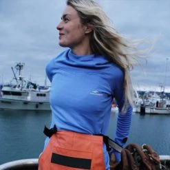 Grundens Maris Hoodie X - Salmon Sisters Print -Fishing Equipment Discount Store grundens maris hoodie x salmon sisters print sky blue 55765.1651206506