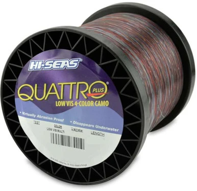 Hi-Seas Quattro Plus Low-Vis Camo Line 2 Lb. Spool 3 Hi-Seas Quattro Plus Low-Vis Camo Line 2 Lb. Spool