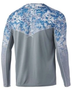 Huk Icon X Tide Change Fade Long Sleeve Shirt - The Edge - Large -Fishing Equipment Discount Store huk icon x tide change fade long sleeve shirt the edge l 28936.1651451405