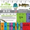 Largemouth Bass Release Ruler Decal -Fishing Equipment Discount Store largemouth bass release ruler decal 58123.1651112070.386.513