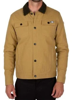 Salty Crew Bait Barge Jacket - Workwear Brown