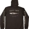 Salty Crew Bruce Snap Jacket - Black - X-Large -Fishing Equipment Discount Store salty crew bruce snap jacket black xl 61429.1651426773.386.513