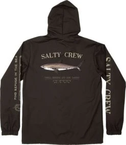 Salty Crew Bruce Snap Jacket - Black - X-Large