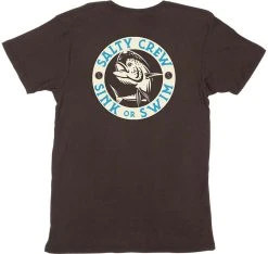 Salty Crew Mighty Mahi Short Sleeve T-Shirt - Black - Medium