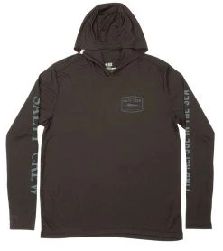 Salty Crew Stealth Hood Sunshirt - Black - 2X-Large -Fishing Equipment Discount Store salty crew stealth hood sunshirt black 2xl 79564.1651426965