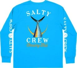 Salty Crew Tailed Long Sleeve Tech T-Shirt - Blue