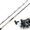Shimano/TD Fluke/Flounder Combo -Fishing Equipment Discount Store shimano trn100g triton graphite levelwind reel tackledirect tdssc701mht silver hook rod combo 34576.1651002630.386.513