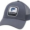 Simms PG-12212 Bass Patch Trucker Hat - Anvil -Fishing Equipment Discount Store simms 12212 025 00 bass patch trucker 82121.1651149555.386.513