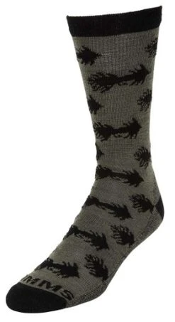 Simms Daily Sock - Woolly Bugger Moss - Large