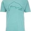 Simms Trout Outline T-Shirt - Oil Blue Heather -Fishing Equipment Discount Store simms trout outline t shirt oil blue heather 05779.1665233887.386.513