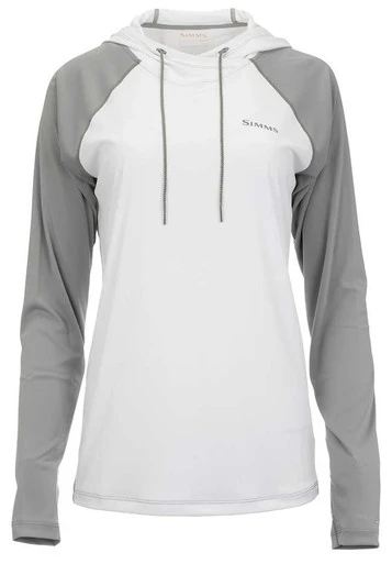 Simms Womens Solarflex Hoody - White Cinder - Small 3 Simms Womens Solarflex Hoody - White Cinder - Small