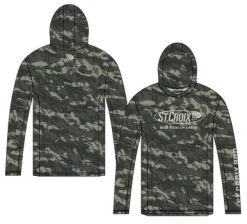 St. Croix Covert Hooded Long Sleeve Shirt