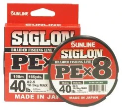 Sunline Siglon PEx8 Braided Line - Dark Green 40lb