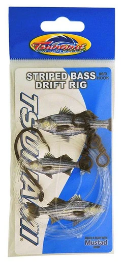 Tsunami Striped Bass Drift Rig W/ Circle Hook