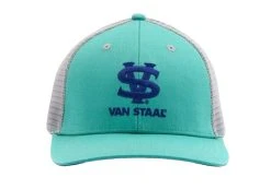 Van Staal Sea Foam Green Trucker Hat -Fishing Equipment Discount Store van staal tkra3255sfgvsembnvy sea foam green trucker hat 13377.1677159134