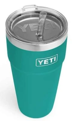 YETI Rambler Cup - 26 Oz. - Straw Lid - Aquifer Blue